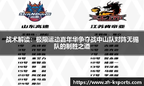 战术解读:极限运动嘉年华争夺战中山队对阵无锡队的制胜之道
